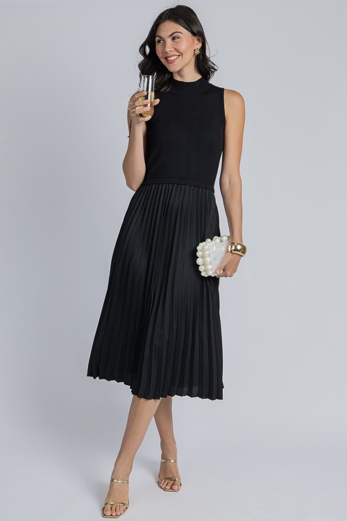 Pleated Contrast Midi, Black - 4K7A0483- (3)p.jpg